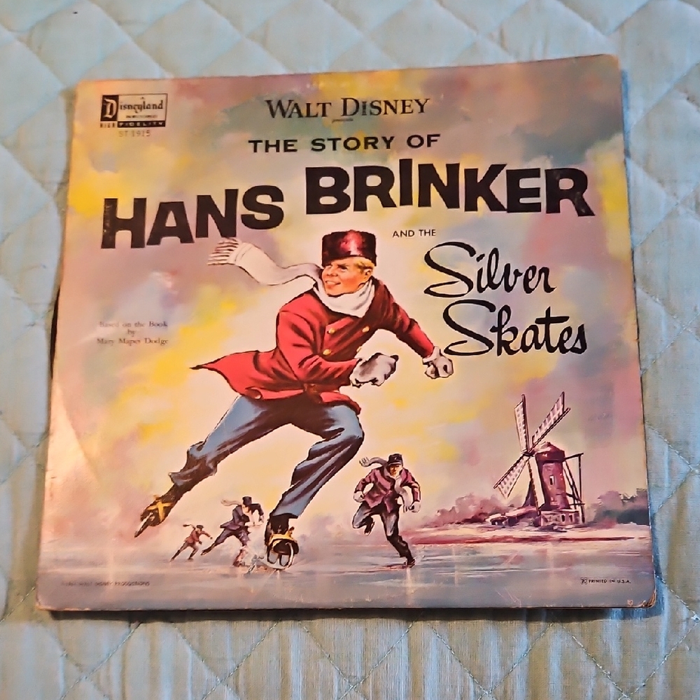 (3 For $15) Walt Disney's Hans Brinker Vinyl Record